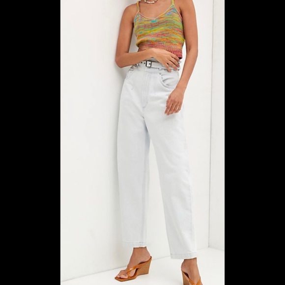 Agolde Denim - Agolde Riya Tappered paper bag high waist baggy jeans Size 27